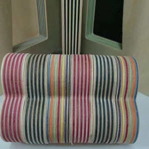 Rainbow Plywood Birch <strong>Veneer</strong> <strong>Wood</strong> Chips Heart-Shaped Laminate for Home Toys - Product Image 2