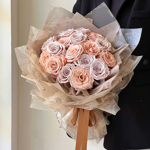 NOSA Pulse Paper Flower Bouquet Impermeable DIY Papel especial para envolver hecho a mano con revestimiento de PE para embalaje de floristería - Product Image 6