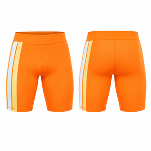 Shorts de sport de compression athlétiques pour hommes avec bande latérale, collants de course à séchage rapide, extensibles, couche de base d'entraînement, vêtements de sport fitness - Product Image 2