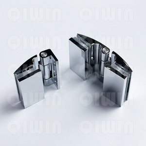 <strong>Russian</strong> <strong>Hinges</strong> Hidden Screws Chrome Plating <strong>Hinges</strong> for Shower Doors Glass to Glass - Product Image 6