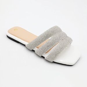 <span class=keywords><strong>Sandalias</strong></span> de Verano <span class=keywords><strong>con</strong></span> Pedrería Brillante para Mujer, Calzado de Moda <span class=keywords><strong>con</strong></span> Cuentas de Cristal - Product Image 2