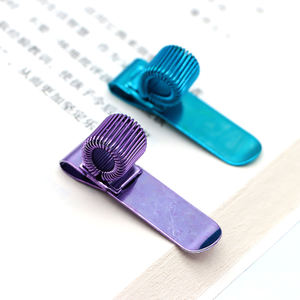 Organizer per appunti per Notebook a molla singola con anello in metallo con supporto per penna color metallizzato graffette di qualità Premium - Product Image 4