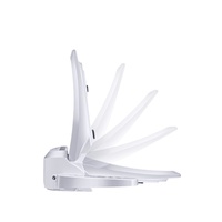 WC intelligent monobloc avec commande latérale, siège allongé en plastique, chauffage avancé du siège, étanche et autonettoyant