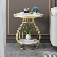 Table console en fer de style européen |   Table d'appoint moderne et compacte pour salon et chambre à coucher