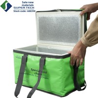 Glacière isotherme commerciale VIP PUV-18 de 18 L pour transport biosécuritaire, conservation au froid et au chaud, sac de glace à refroidissement rapide instantané
