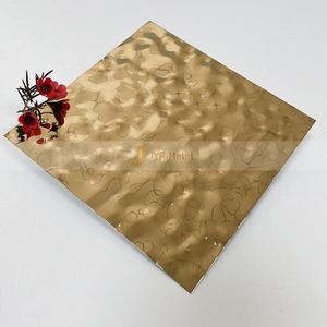 EX111 SS 201 Colored Stainless Steel Plate Ceiling <b>Panels</b> 300 Series Water Ripple Wall <b>Panel</b> 304 316 Custom Cut Processing - Product Image 6