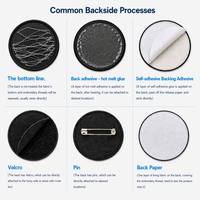 Patchs brodés thermocollants personnalisés, appliques alphabétiques à transfert thermique DIY pour les passionnés d'art, pour vêtements, t-shirts, vestes
