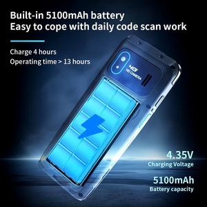 4G cầm tay <span class=keywords><strong>Android</strong></span> 13.0 4inch QR mã vạch 1D 2D <span class=keywords><strong>Scanner</strong></span> với thiết bị đầu cuối bàn phím NFC đọc dữ liệu thu wifi 4G <span class=keywords><strong>Bluetooth</strong></span> GPS - Product Image 5