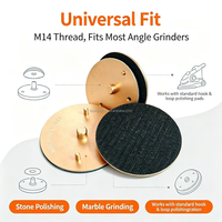 Support magnétique M14 5/8-11 pour disques de polissage en aluminium, adaptateur à changement rapide pour disques de ponçage diamantés et pierres