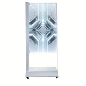 55-Zoll Transparenter LED-Touchscreen Animations-Videowand Hohe Helligkeit 6000 CD Hohe Transparenz 45% Kommerziell Vorrätig - Product Image 1