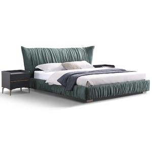 Комфортная мебель для спальни: современные кровати, двуспальные кровати, мягкие кровати с тканевым изголовьем, размеры Queen и King - Product Image 6