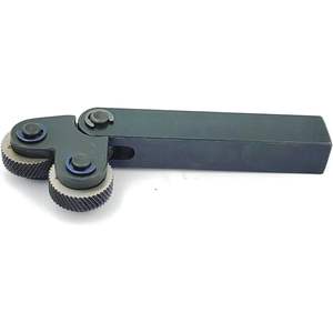 Outil de moletage à double roue à tête pivotante, pas de 1.5mm, coupe et formage à 2 roues pour tour - Product Image 1
