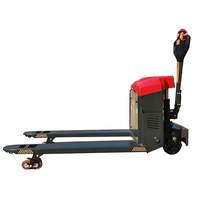 Chariot élévateur électrique portable mini 1500 kg de capacité de charge, automatique tout-terrain pour ateliers de réparation de machines, état neuf, batterie plomb-acide