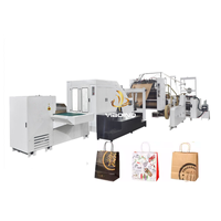 Machine à fabriquer des sacs d'épicerie à grande vitesse de haute qualité et à bas prix, sac en papier alimentaire avec composants de moteur efficaces