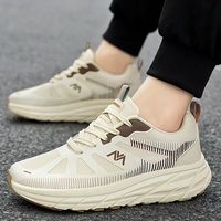 Baskets décontractées en tricot avec logo personnalisé, chaussures de marche unisexes pour le sport quotidien, baskets en gros