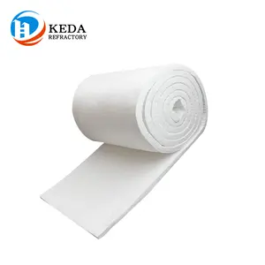 Le fournisseur de Keda personnalise l'isolation en feutre de fibre céramique et le feutre de fibre de silicate d'aluminium résistant au feu