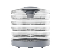 Déshydrateur alimentaire électrique 400W en plastique pour la maison avec 6 plateaux de séchage réglables, écologique