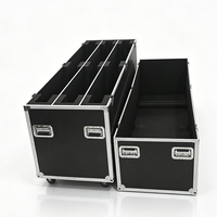 Boîtier de transport pour téléviseur en aluminium sur mesure, fabriqué en usine OEM, 55 pouces, 65 pouces, 75 pouces, 85 pouces, pour le transport de téléviseurs.
