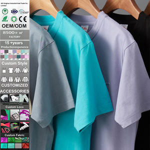 Camiseta Unisex de Manga Corta con Cuello Redondo, Tejido de Punto, Ajuste Regular, Lisa o Estampada, de Alta Calidad, 240 g/m², Spandex/Poliéster, al por Mayor - Product Image 1