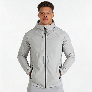 Chaqueta Cortavientos Personalizada para Hombre, Ecológica, Tejida, Suave, Impermeable, Transpirable, de Secado Rápido, para Golf, Running y Actividades al Aire Libre - Product Image 1