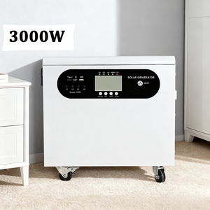 3000W <b>24V</b> Integrated Solar Generator with <b>Battery</b> for Off-Grid Living & Emergency Backup Power Storage - Product Image 1