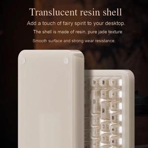 68-Key nhựa RGB đèn nền bàn phím cơ khí Ba chế độ không dây với hỗ trợ trao đổi nóng tổng thể thiết kế đầy màu sắc - Product Image 6