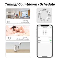 Interrupteur intelligent WiFi miniature SIXWGH Cozylife 16A compatible avec Alexa et Google Assistant, télécommande, minuterie, interrupteurs muraux pour la maison, étanches