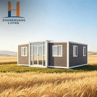 Rumah Modular Ekspansiabel Mobile 20ft 30ft 40ft untuk Kamp Kerja Terpencil