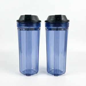 Carcasa Transparente para Filtro de Agua con Logotipo Personalizado OEM ODM, Carcasa de Plástico Transparente para Purificadores de Agua Domésticos de Múltiples Etapas - Product Image 1