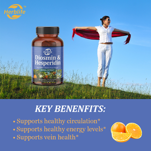 Cápsulas de Diosmina y Hesperidina OEM ODM en Oferta - Suplementos para la Circulación y las Venas, Antioxidante, Apoya el Nivel de Energía, Vegano - Product Image 2