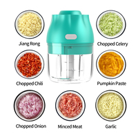Utensilios de Cocina, Picadora de Ajo Eléctrica Multifuncional, Trituradora, Procesador de Alimentos para Bebés