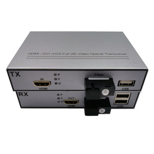 1920X1080P 60Hz 20KM <strong>Extender</strong> <strong>USB</strong> KVM Fiber Optical <strong>Extender</strong> HD MI to Fiber Optic Video Converter - Product Image 3