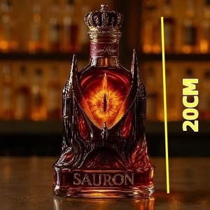 Decantador de Licor de Vidrio con Diseño de Ojo de <span class=keywords><strong>Diablo</strong></span>, Venta al por Mayor en China, Precio Bajo, Botella de <span class=keywords><strong>Vino</strong></span> Decorativa Artística para Regalos Masculinos - Product Image 3