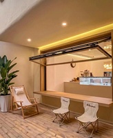 Ventana Plegable Vertical de Aluminio a Medida, Ventana Plegable con Aislamiento Acústico para Cocina y Cafetería