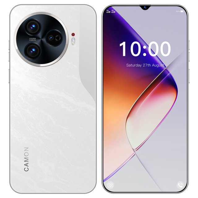 Tecno Camon 30 Pro 6.8Inch Android14 Phone 6800mAh Battery Dual 50MP+108MP MTK Smartphone 16GB + 1TB LTE Mobile Phone