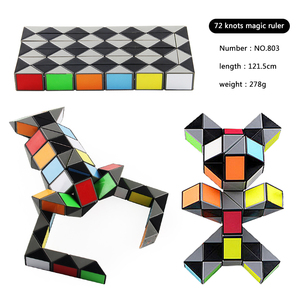Regla Mágica, Juguete Educativo, Serpientes Mágicas Coloridas, Kit de Juego de Habilidad Práctica, Cubo Regla - Product Image 5
