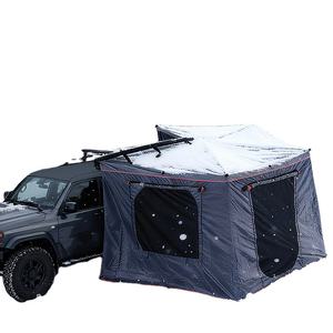 Auvent latéral quatre saisons Oxford imperméable avec parois latérales pour SUV/4x4/4WD, idéal pour le camping familial et les voyages, ouverture à 270 degrés - Product Image 1