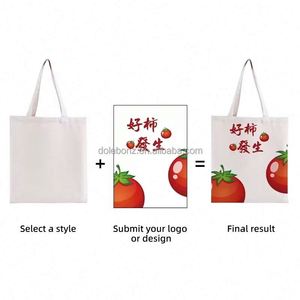 DLBZ Factory Custom Cartoon Pattern Rope Handle Eco-Friendly Durable High Quality Canvas <b>Tote</b> Shopping <b>Bag</b> - Product Image 3