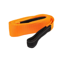 Sangle de remorquage plate en polyester haute résistance pour camion, SUV, VTT, tout-terrain, sauvetage, construction, remorquage de marchandises