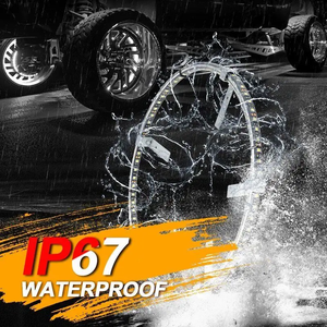 14/15/17inch double side màu trắng tinh khiết dẫn bánh xe Vòng đèn RF điều khiển từ xa IP68 bánh xe rim đèn cho lốp xe - Product Image 5