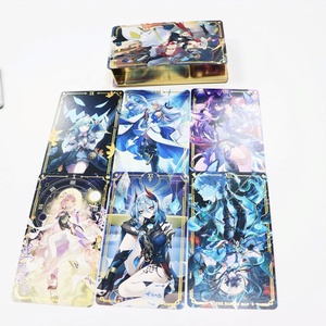Impresión de Cartas de Tarot Personalizadas, Cartas de Tarot con Borde Holográfico, Baraja de 78 Cartas con Borde Dorado, Cartas de Tarot y Oráculos de Anime - Product Image 6
