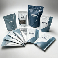 Sacs d'emballage alimentaire et pour café refermables du fabricant avec fenêtre transparente, sachets refermables, pochettes verticales imprimées