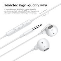 Écouteurs et Casques Audio Filaire Intra-Auriculaires Haute Qualité avec Prise 3,5 mm et Kit Mains Libres Stéréo de 1,2 M