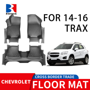 wholesale Factory Custom 5D TPE <b>Rubber</b> Eco-friendly Waterproof Anti Slip 5D Car <b>Floor</b> Mats 4 Pieces for Chevrolet Trax 2014-2016 - Product Image 1