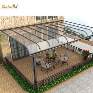 Auvent en aluminium pour balcon, <span class=keywords><strong>terrasse</strong></span> extérieure, abri <span class=keywords><strong>de</strong></span> voiture, auvent <span class=keywords><strong>de</strong></span> protection contre la pluie, toit en polycarbonate, <span class=keywords><strong>couverture</strong></span> <span class=keywords><strong>de</strong></span> <span class=keywords><strong>terrasse</strong></span> - Product Image 4
