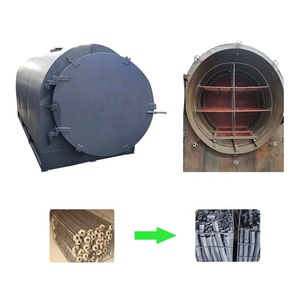 Four de carbonisation à haut rendement et respectueux de l'environnement pour la production continue de charbon de bois, avec moteur comme composant central - Product Image 6