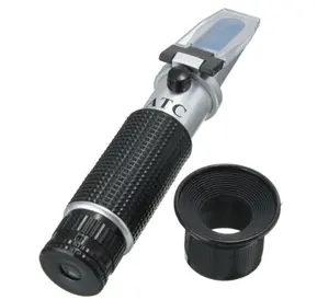 קידום שחור RHA-200ATC גליקול נגד התקררות הסוללה Refractometer Tester Meter