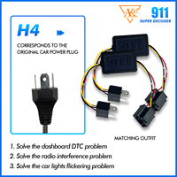 Décodeur de phare LED Canbus AKE H4 H7 H11 9005 9006 homologué CE FCC 12V, ampoule de phare LED de voiture de bonne qualité