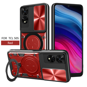 Nuovo Design di armatura antiscivolo forte anello di aspirazione magnetico custodia per telefono Stander TPU + PC per <span class=keywords><strong>TCL</strong></span> 505/<span class=keywords><strong>30</strong></span> SE/<span class=keywords><strong>30</strong></span> XE/40 XE/40 SE/40XL - Product Image 3