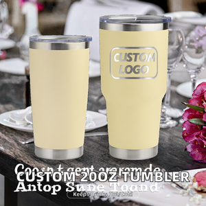 Custom Logo Novelty 20oz Double Wall Vacuum Insulated Stainless Steel Travel Mug with Lid for Giveaways - Product Image 2